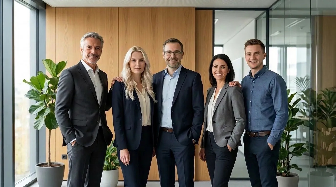 Das Team der KBG Pro im Stuttgarter B&uuml;ro &ndash; unter anderem mit HR Manager Ludwig Wolf